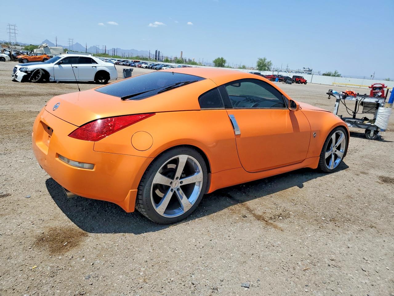 2007 Nissan 350z Base Orange vin: JN1BZ34D47M503954
