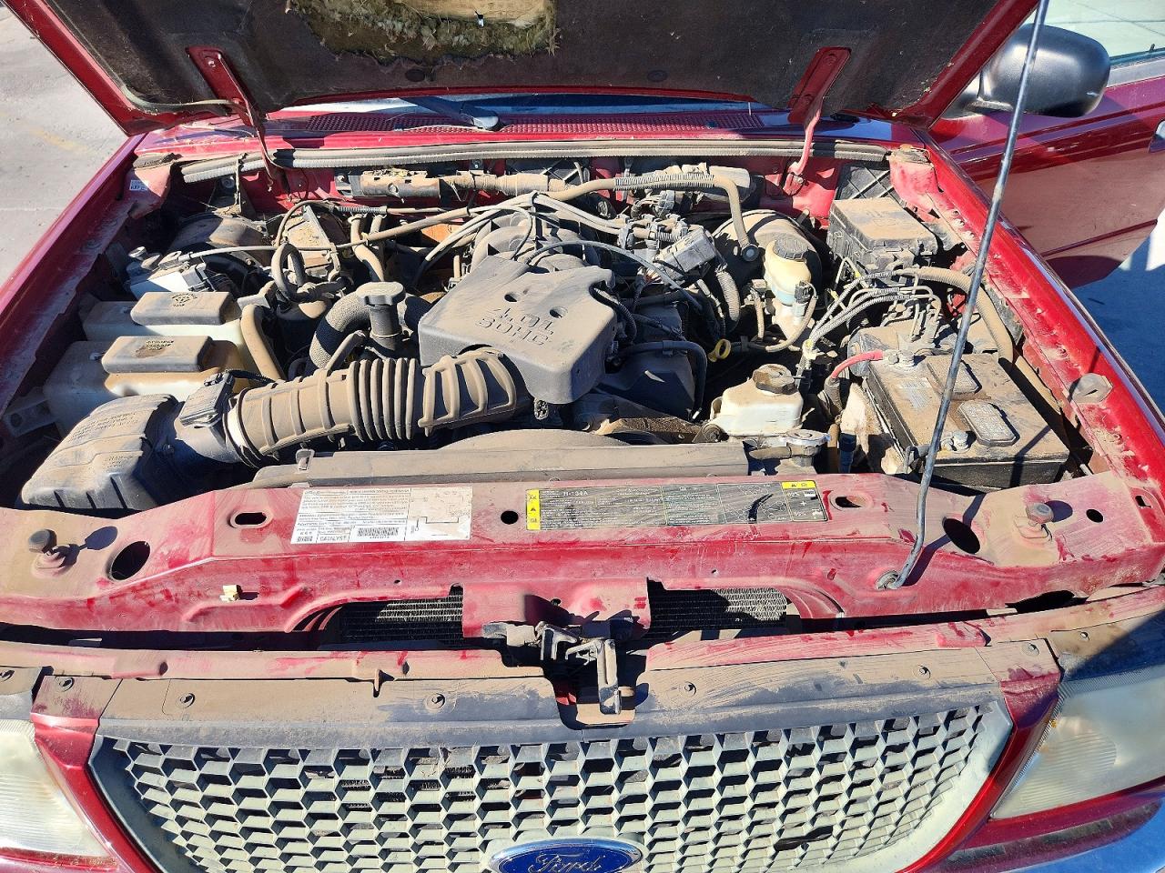 2003 Ford Ranger Super Cab Burgundy vin: 1FTYR15E63TA49144