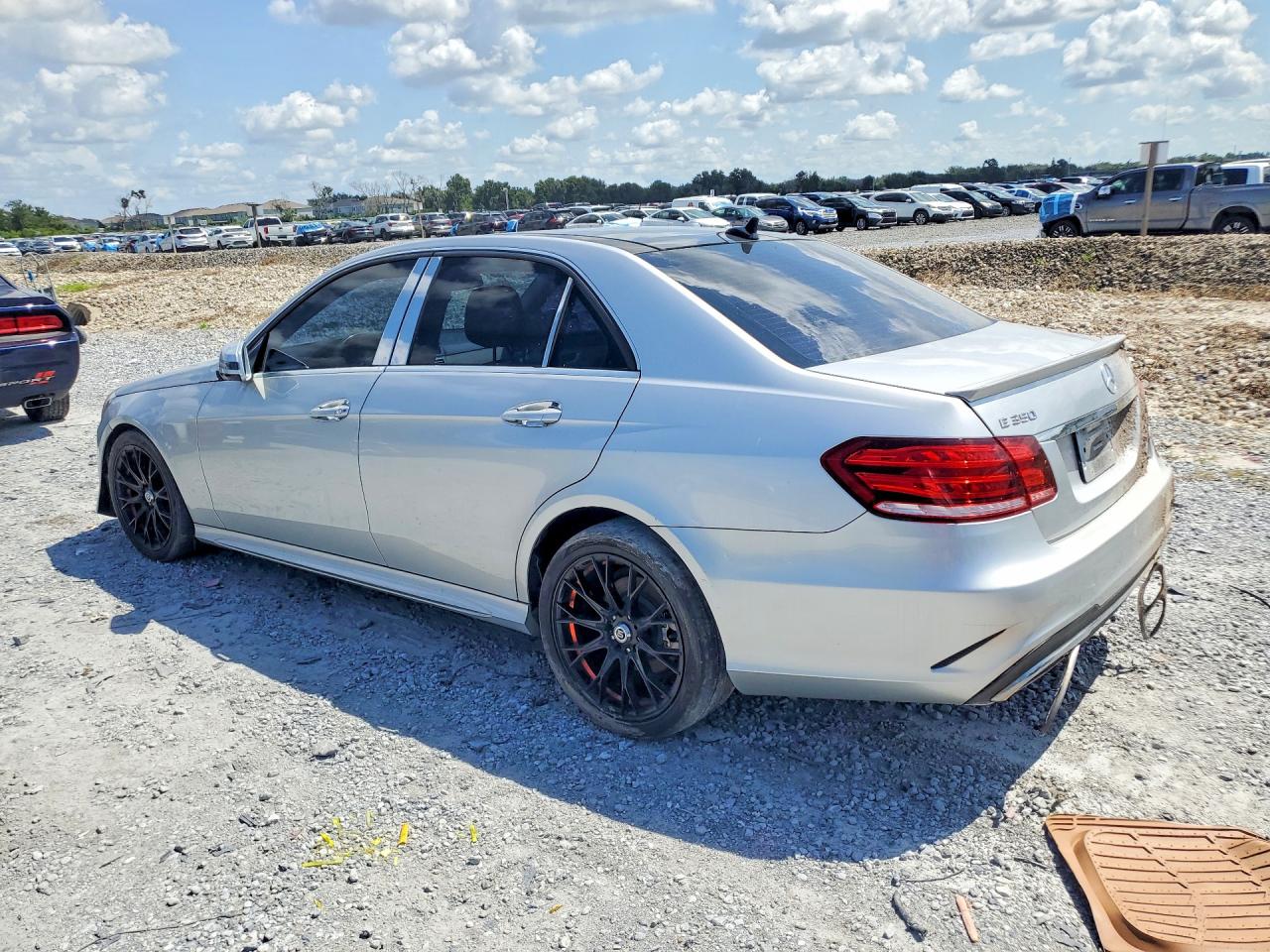 2014 Mercedes-benz E 350 4matic Silver vin: WDDHF8JB0EB001229