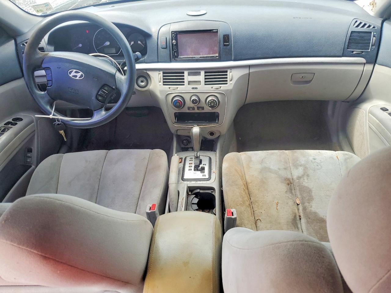 2008 Hyundai Sonata Gls Silver vin: 5NPET46C98H400403