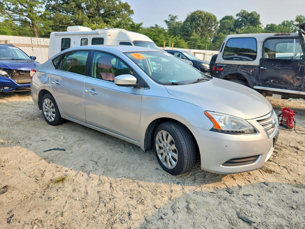 2015 Nissan Sentra S Gray vin: 3N1AB7AP9FY365720