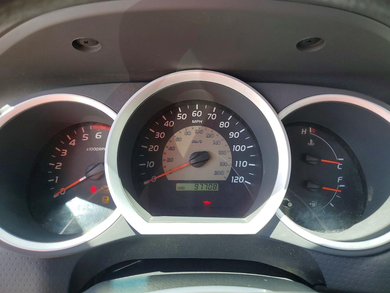 2009 Toyota Tacoma Base Red vin: 5TEPX42N29Z614782