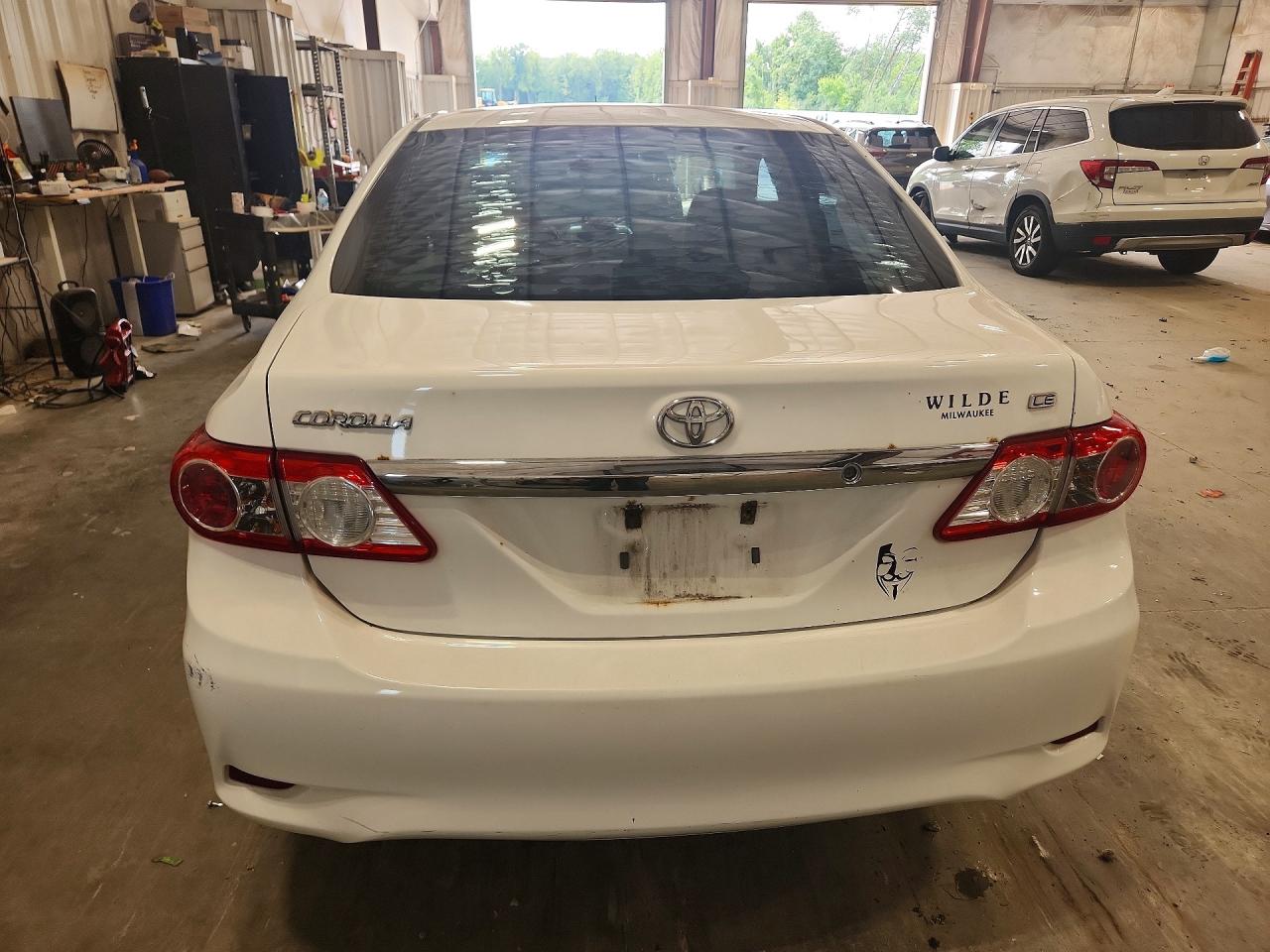 2012 Toyota Corolla Le Белый vin: 5YFBU4EE6CP021342