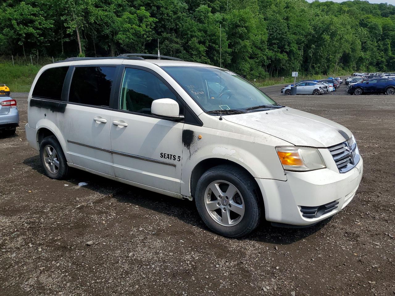 2010 Dodge Grand Caravan Sxt White vin: 2D4RN5D11AR459427