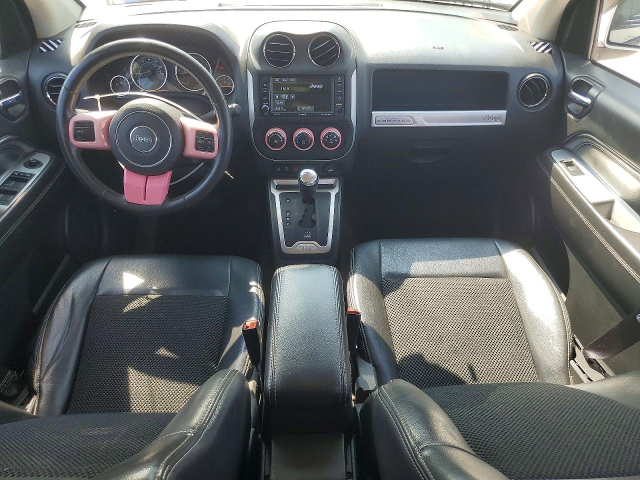 2014 Jeep Compass Latitude White vin: 1C4NJDEB9ED661272