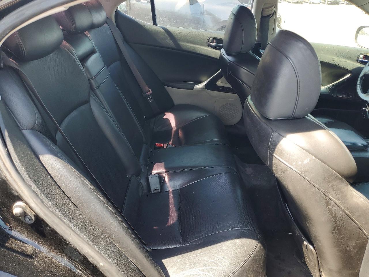 2007 Lexus Is 250 Base Black vin: JTHBK262X75047149