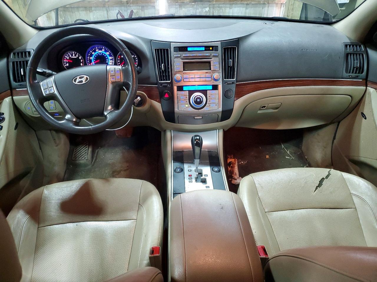 2011 Hyundai Veracruz Limited Brown vin: KM8NUDCC9BU148727