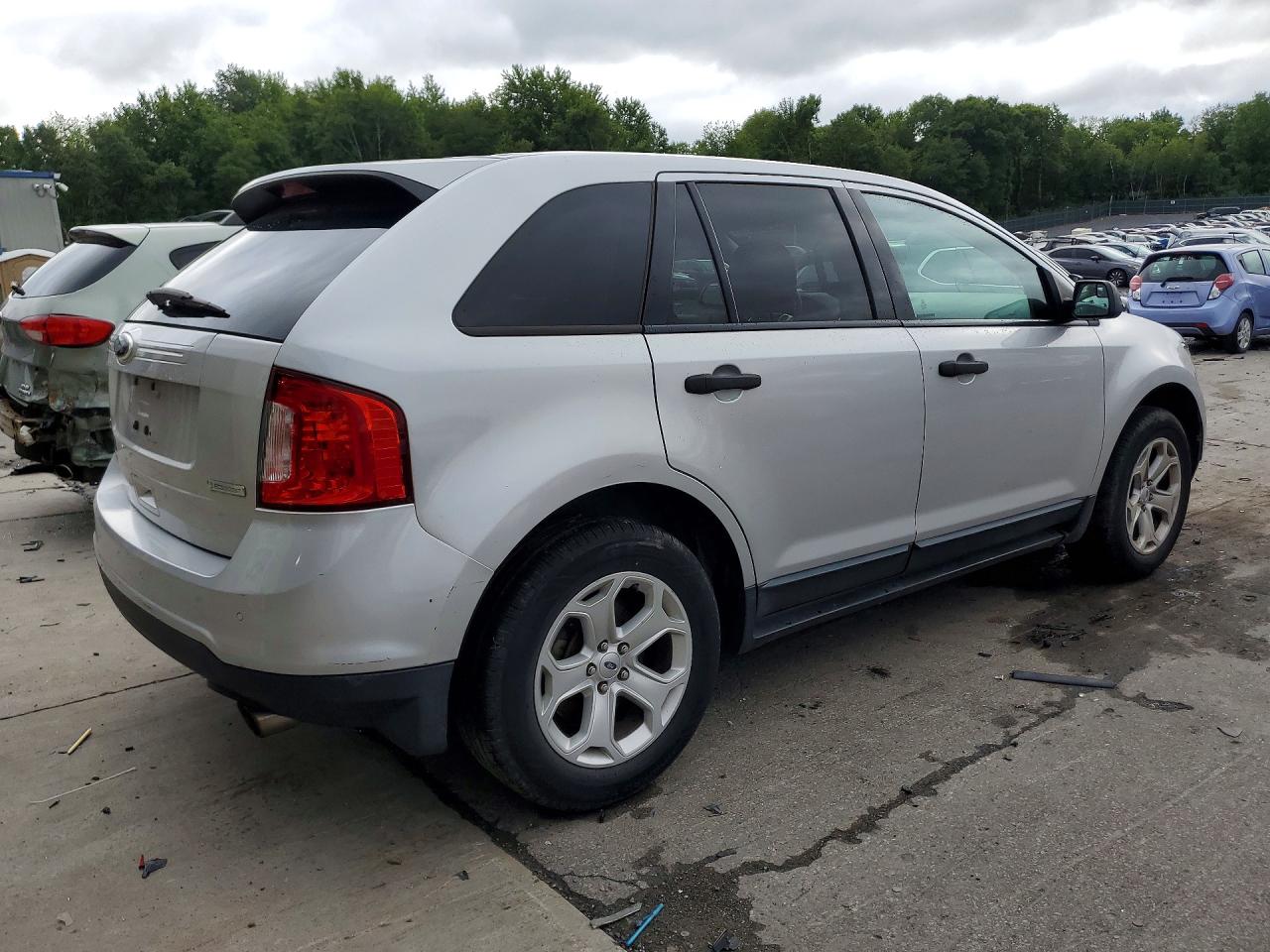 2013 Ford Edge Se Gray vin: 2FMDK3G97DBA46961