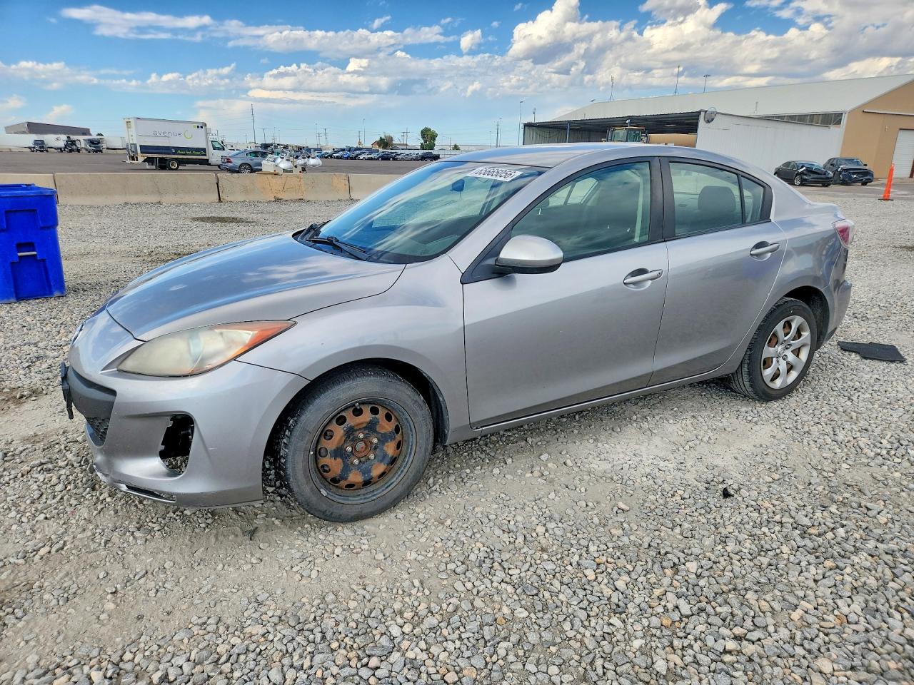 2013 Mazda 3 I Silver vin: JM1BL1U7XD1813066