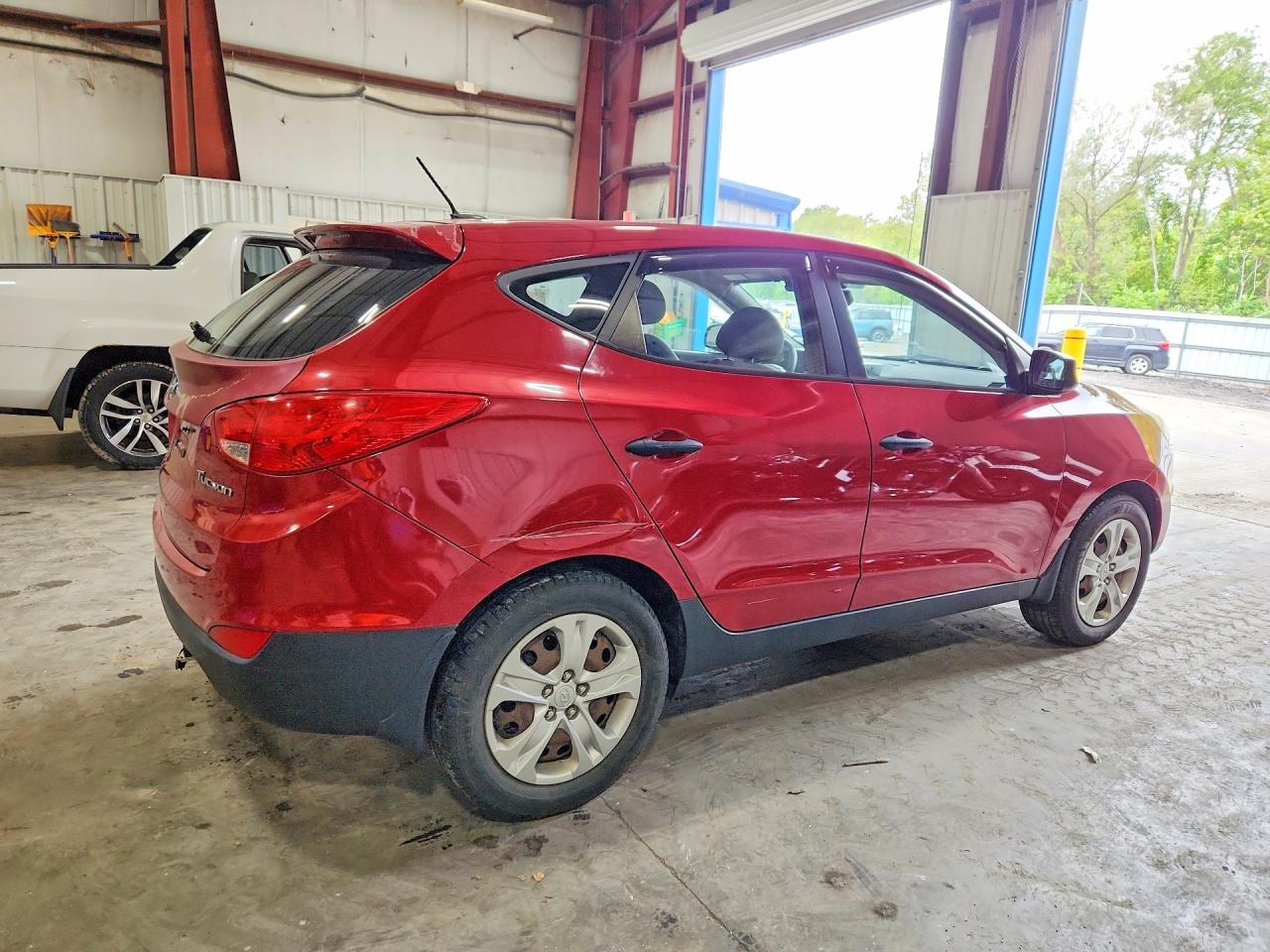 2010 Hyundai Tucson Gls Red vin: KM8JT3AC5AU080276