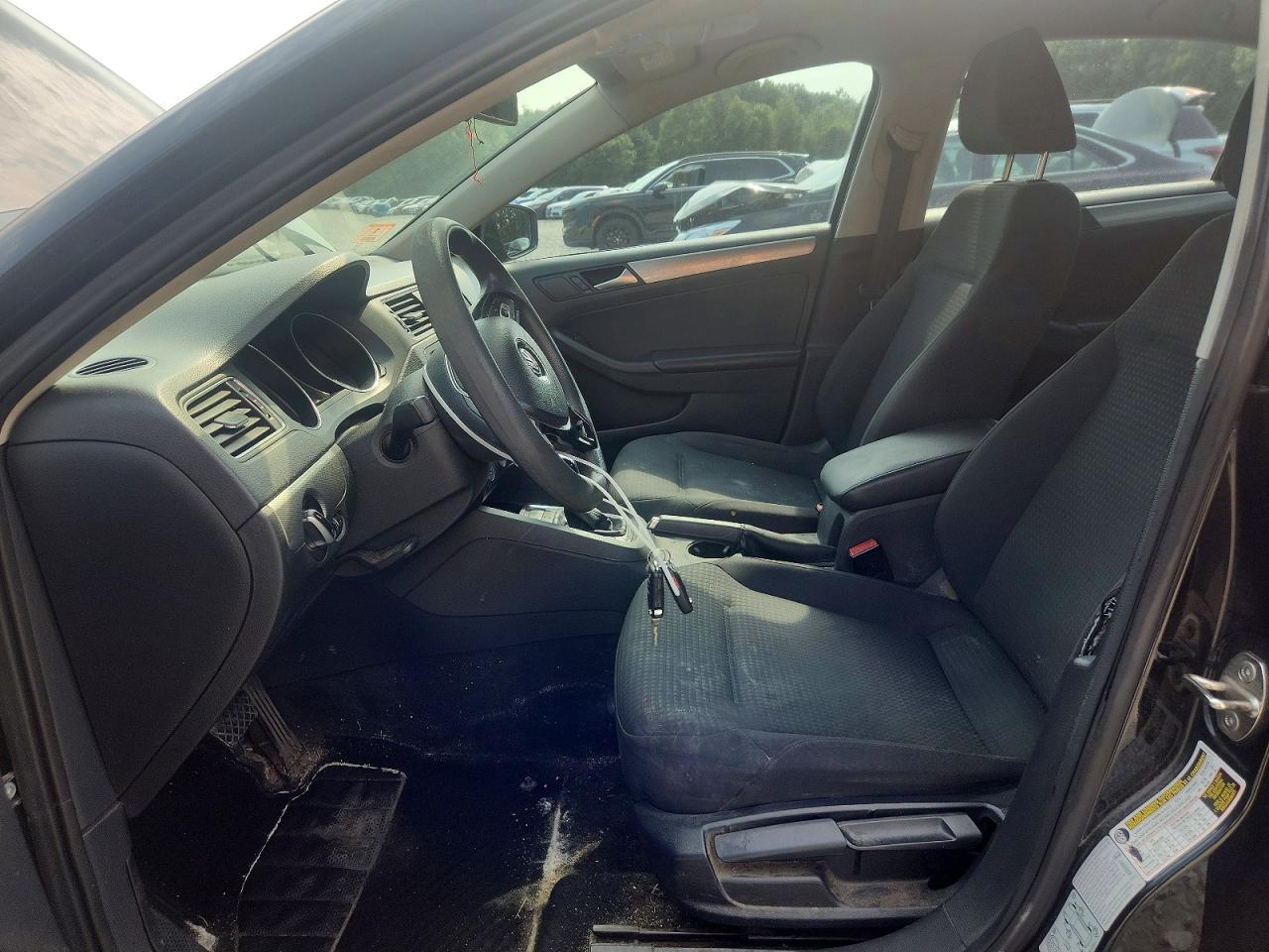 2015 Volkswagen Jetta Se Черный vin: 3VWD17AJ9FM308074
