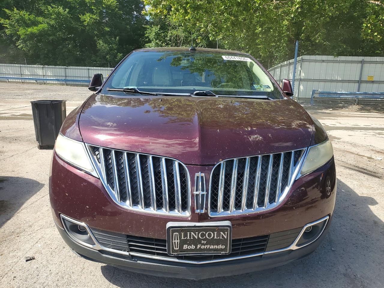 2011 Lincoln Mkx Burgundy vin: 2LMDJ8JKXBBJ13484