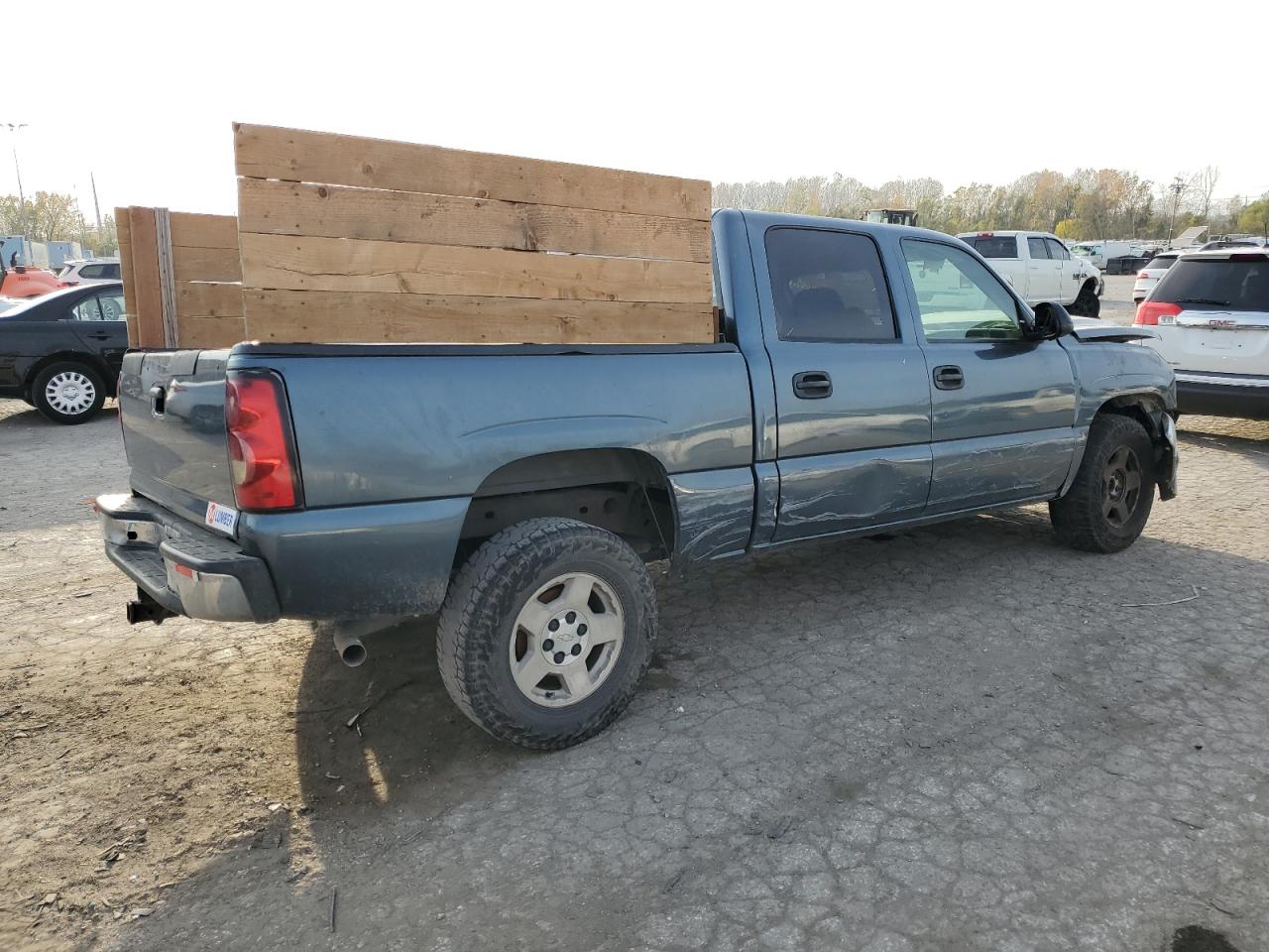 2006 Chevrolet Silverado C1500 Blue vin: 2GCEC13Z861260964