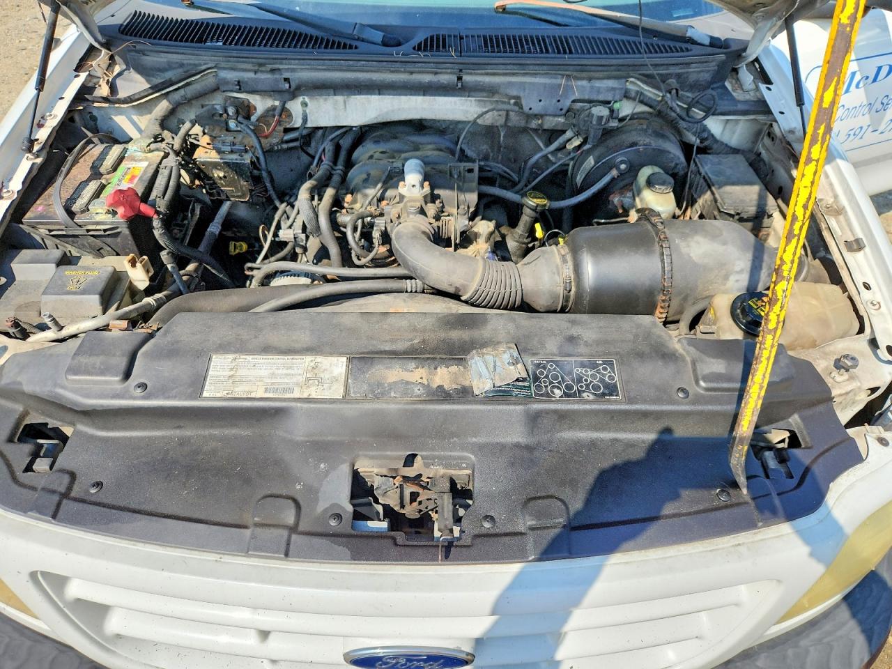 2003 Ford F150 White vin: 1FTRF17233NB08266