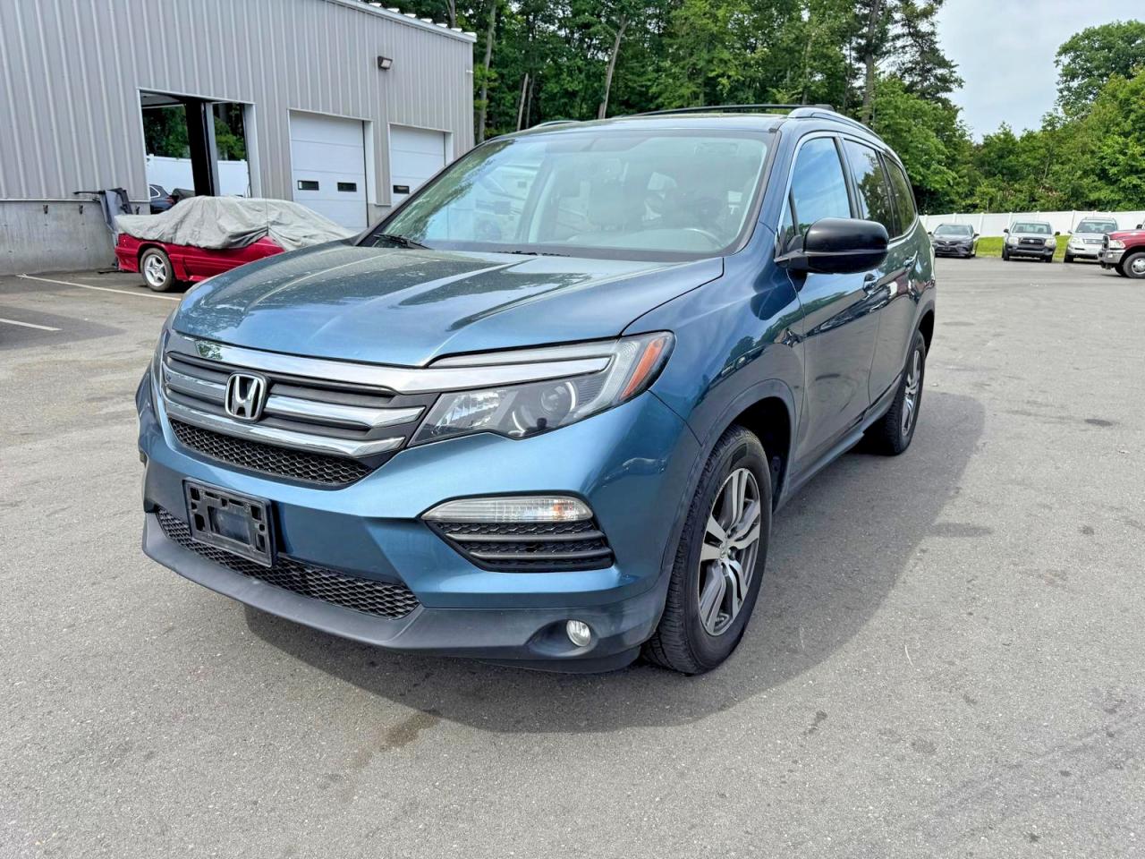2016 Honda Pilot Exl Синий vin: 5FNYF6H50GB024007