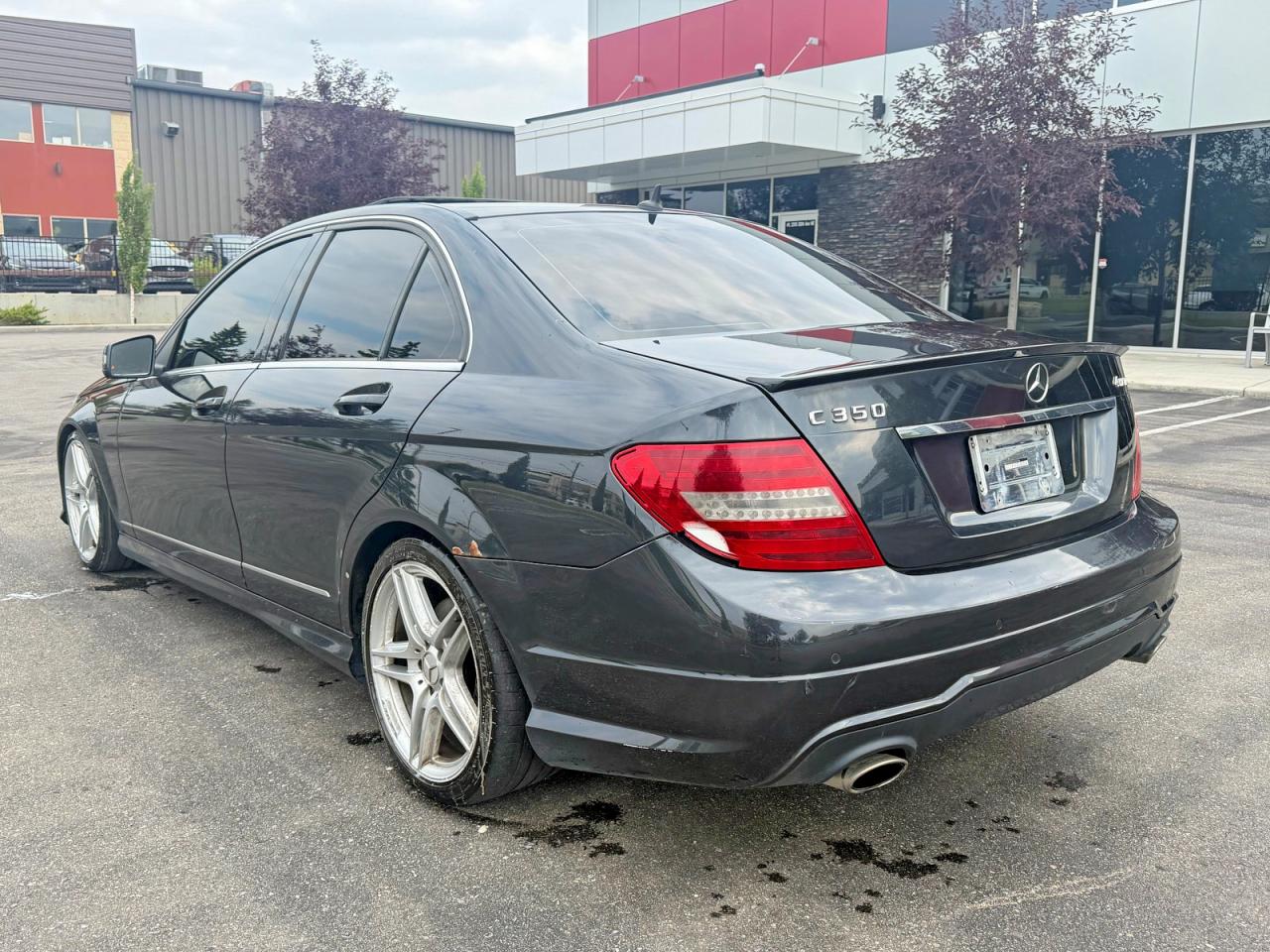 2013 Mercedes-benz C 350 4matic Black vin: WDDGF8JBXDA798184