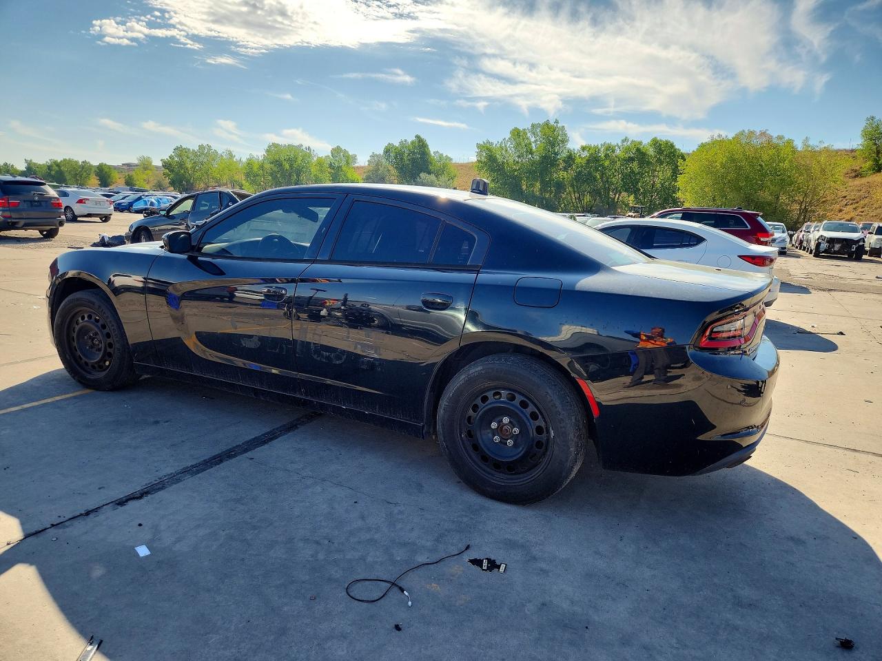 2015 Dodge Charger Police Black vin: 2C3CDXKT2FH765933
