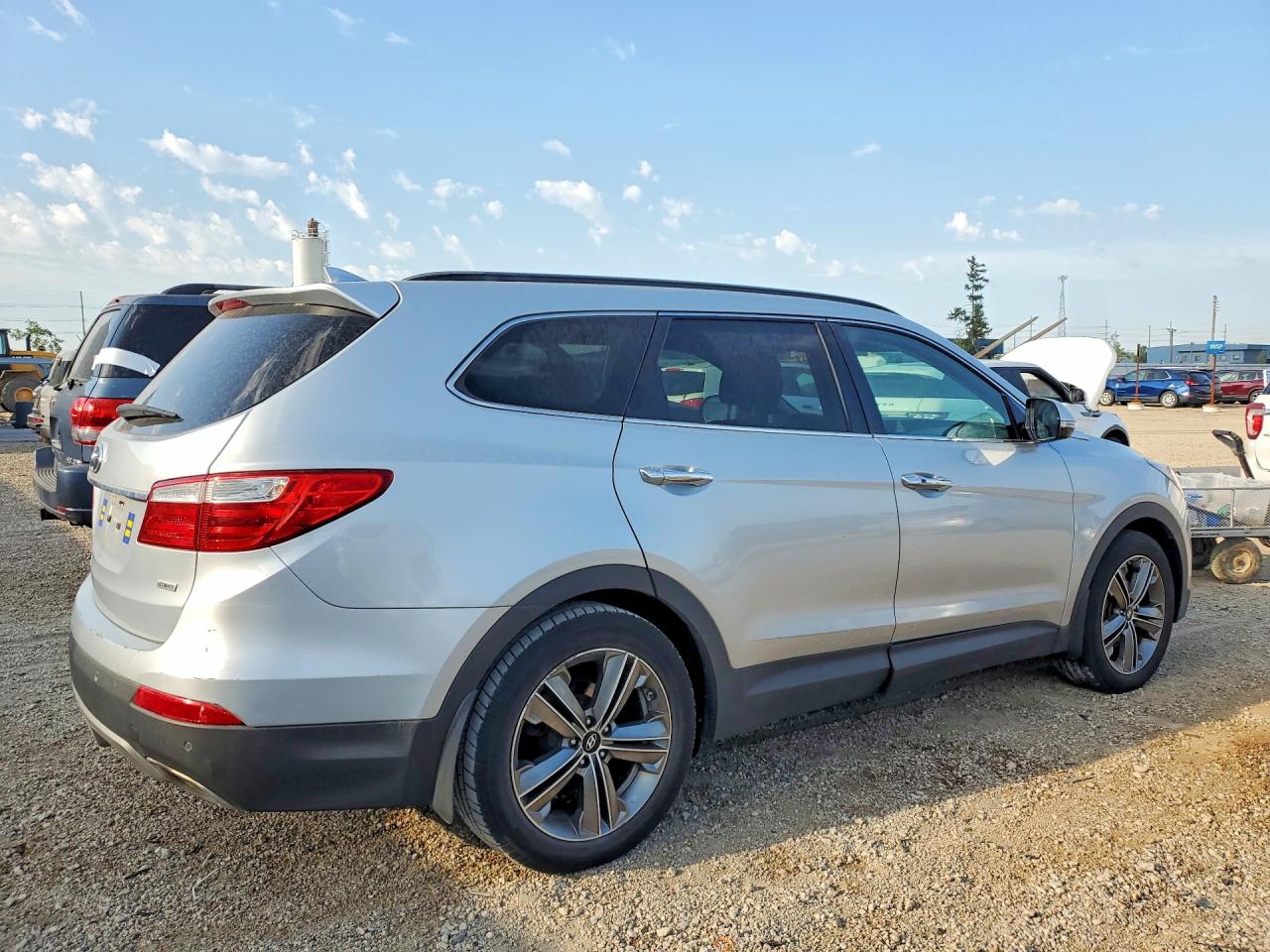 2015 Hyundai Santa Fe Gls Gray vin: KM8SR4HF1FU106064