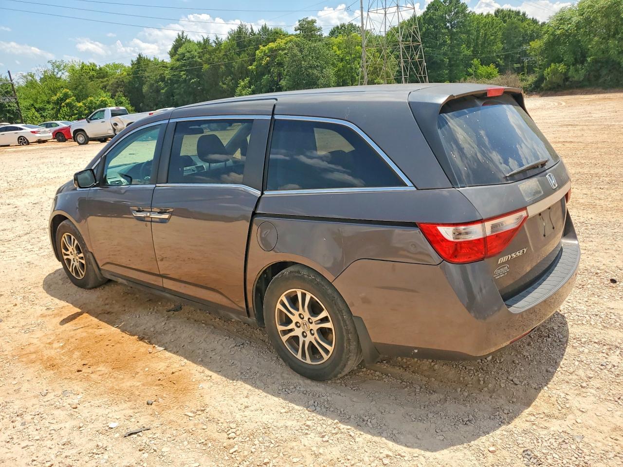 2013 Honda Odyssey Ex Gray vin: 5FNRL5H49DB072700