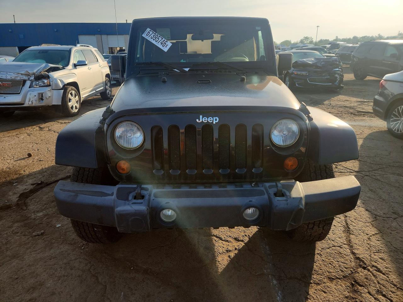 2007 Jeep Wrangler Sahara Black vin: 1J4FA54107L196774