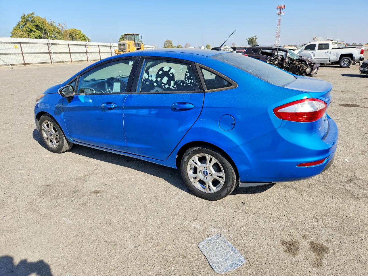 2014 Ford Fiesta Se Синий vin: 3FADP4BJ9EM111053
