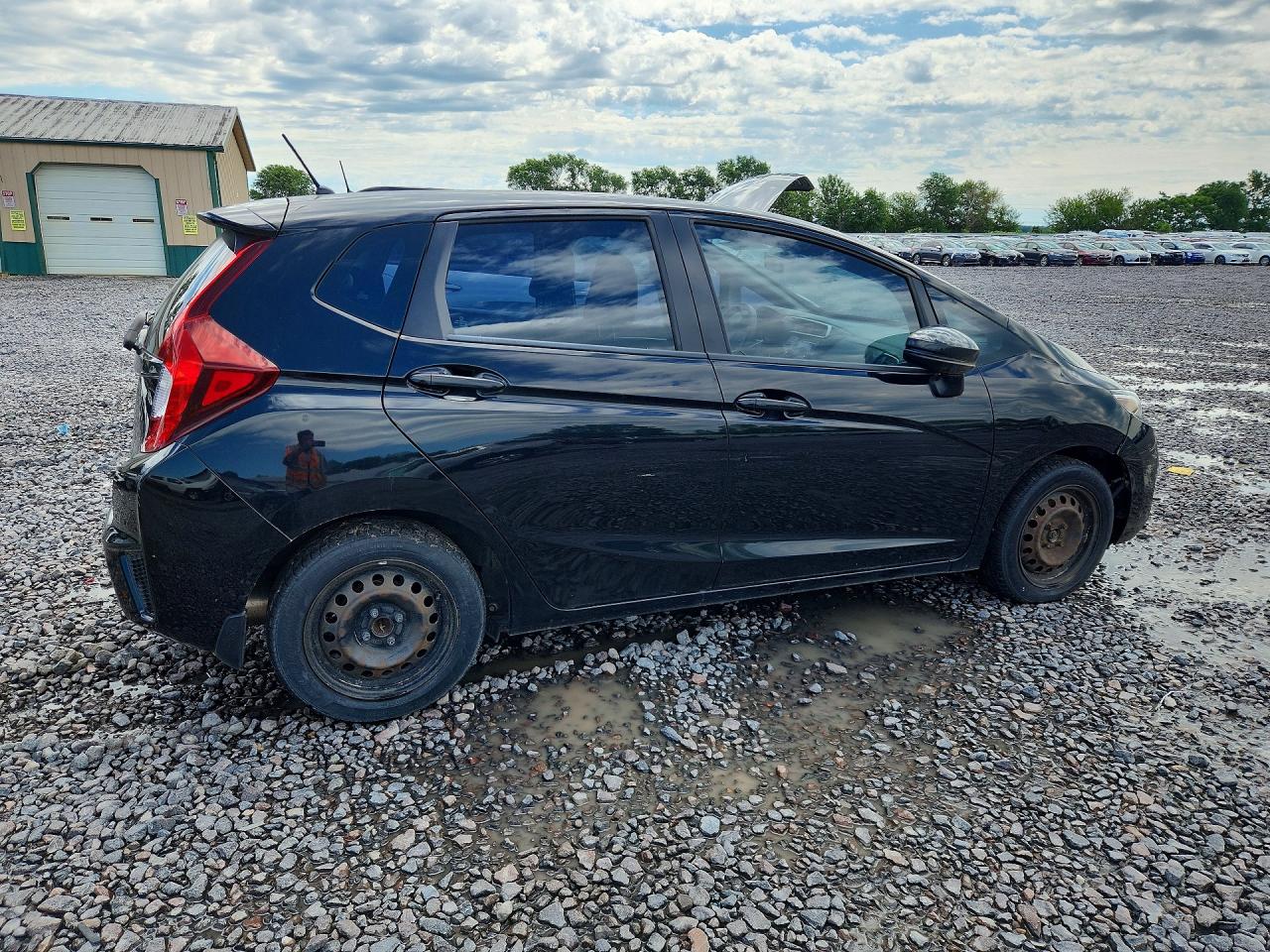 2015 Honda Fit Lx Black vin: 3HGGK5H50FM733226