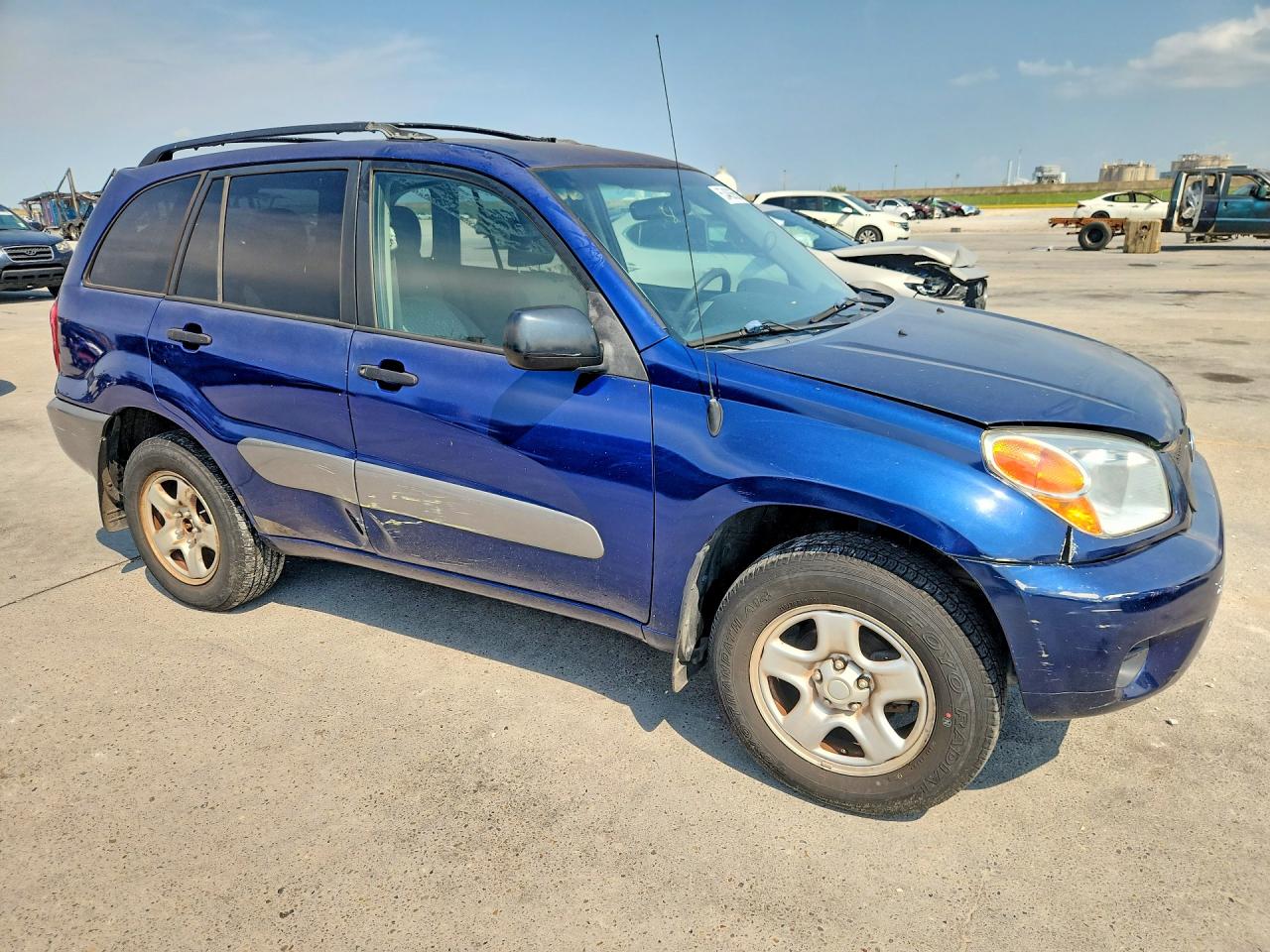 2005 Toyota Rav4 Base Blue vin: JTEHD20V856023184