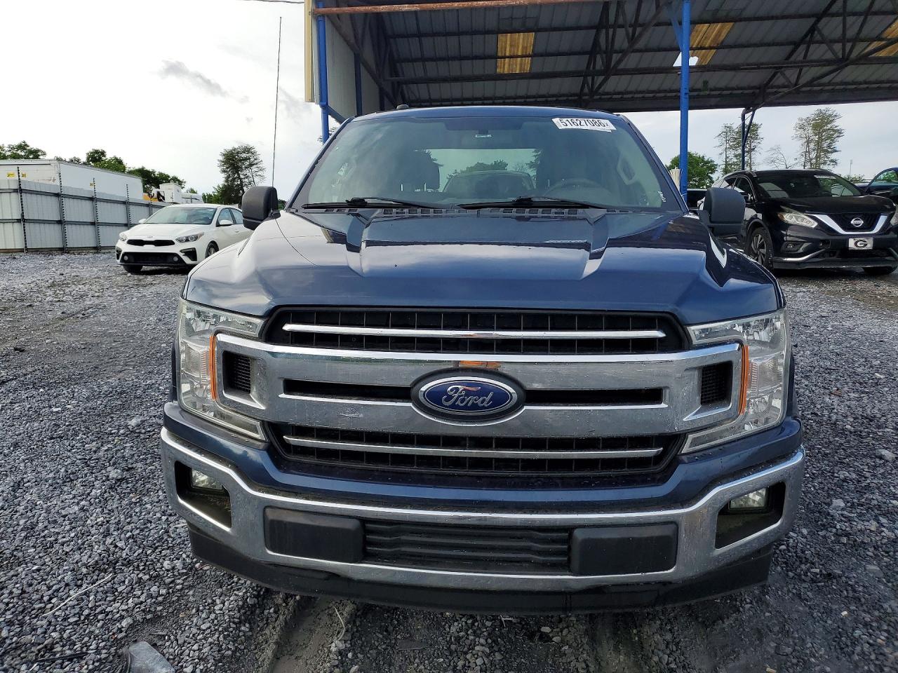 2018 Ford F150 Supercrew Синий vin: 1FTEW1C51JFC66093
