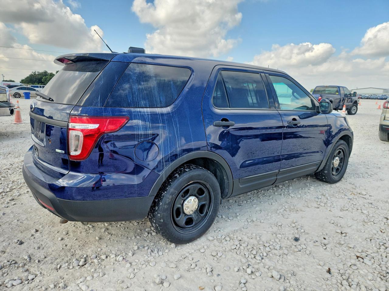 2015 Ford Explorer Police Interceptor Blue vin: 1FM5K8AR5FGB20027