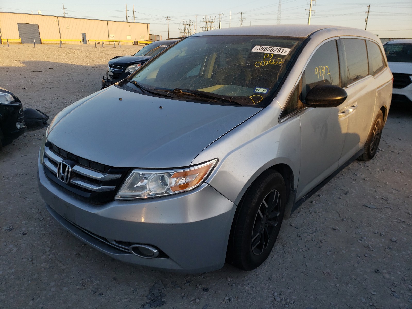2015 Honda Odyssey Lx Silver vin: 5FNRL5H25FB002662
