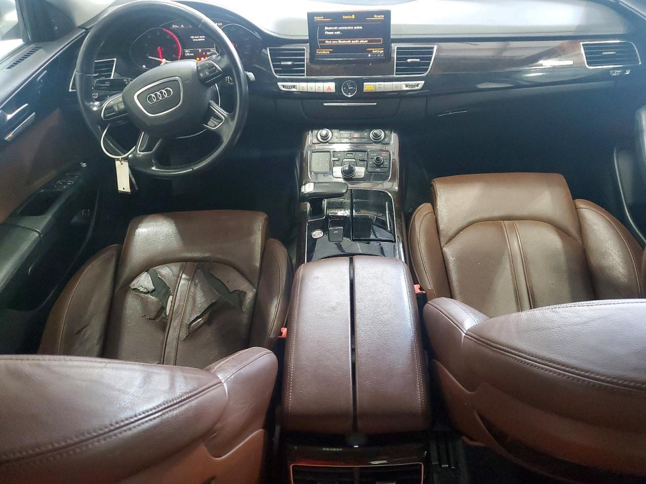 2015 Audi A8 L Quattro Silver vin: WAU32AFD0FN029353