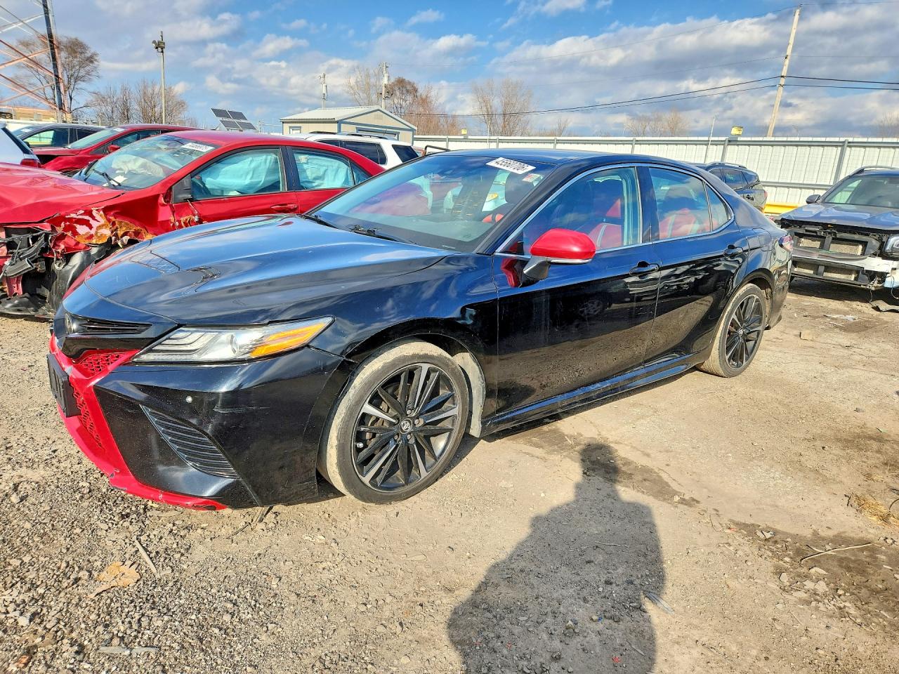 2018 Toyota Camry Xse Черный vin: 4T1B61HK2JU109942