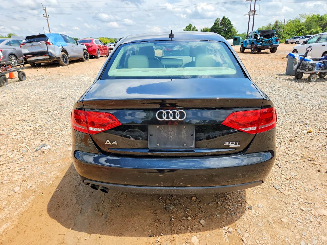 2012 Audi A4 Premium Черный vin: WAUBFAFLXCN005872