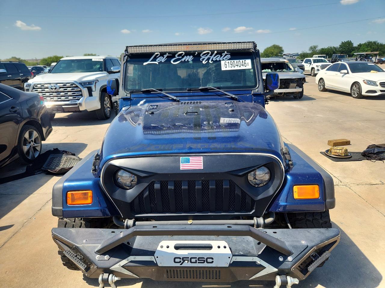 2004 Jeep Wrangler X Blue vin: 1J4FA39S44P715979