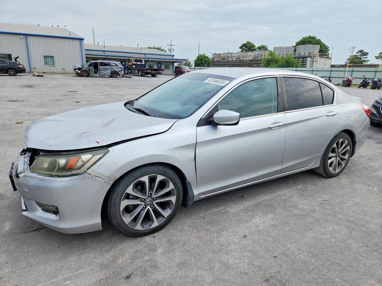 2015 Honda Accord Sport Gray vin: 1HGCR2F51FA129158