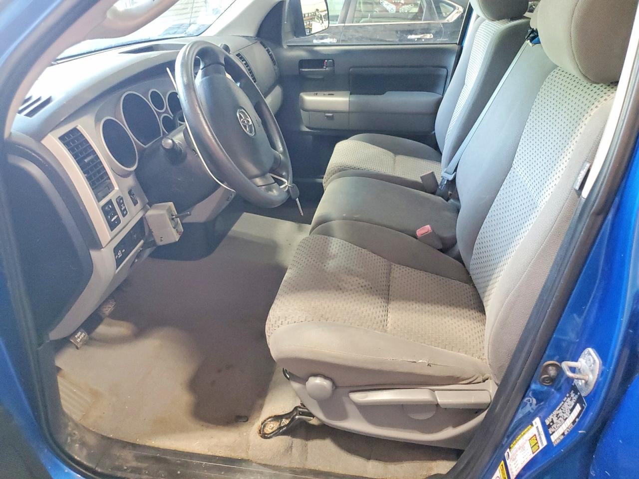2007 Toyota Tundra Double Cab Sr5 Blue vin: 5TFBV54157X010941
