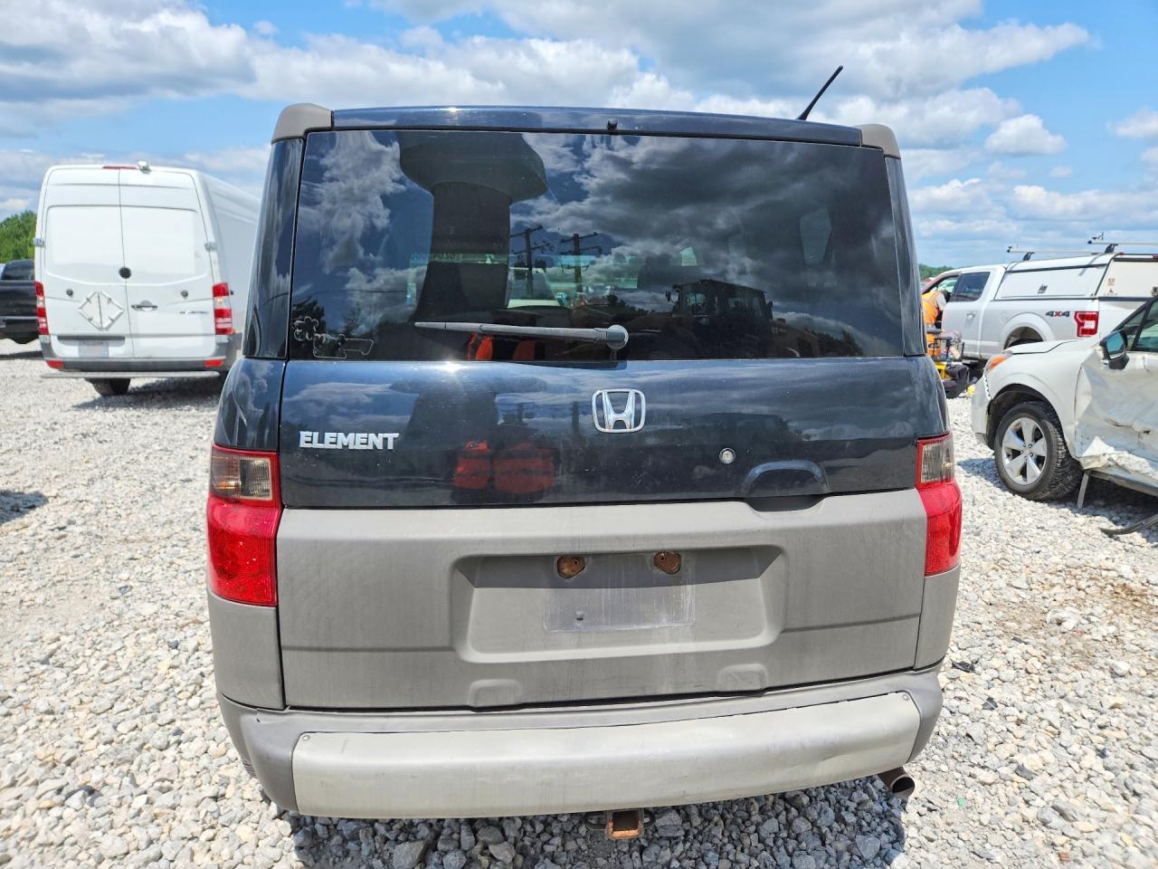 2003 Honda Element Ex Black vin: 5J6YH28503L037859