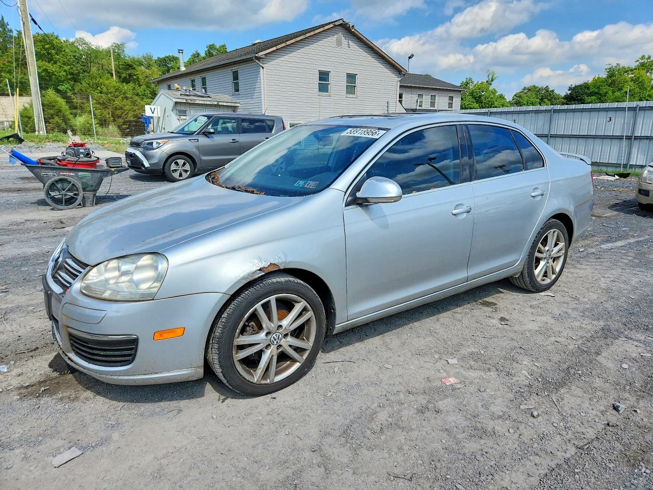2006 Volkswagen Jetta 2.5 Option Package 1 Silver vin: 3VWSF71K76M771638