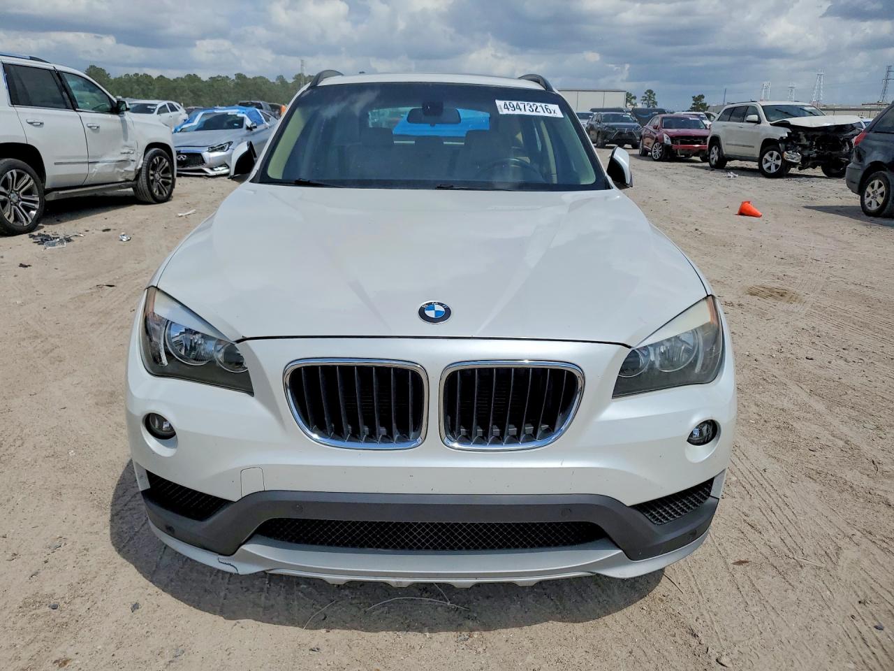 2015 Bmw X1 Xdrive28i White vin: WBAVL1C5XFVY35364