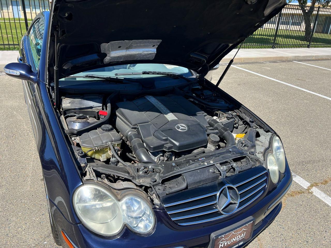 2003 Mercedes-benz Clk 500 Blue vin: WDBTJ75J93F056586