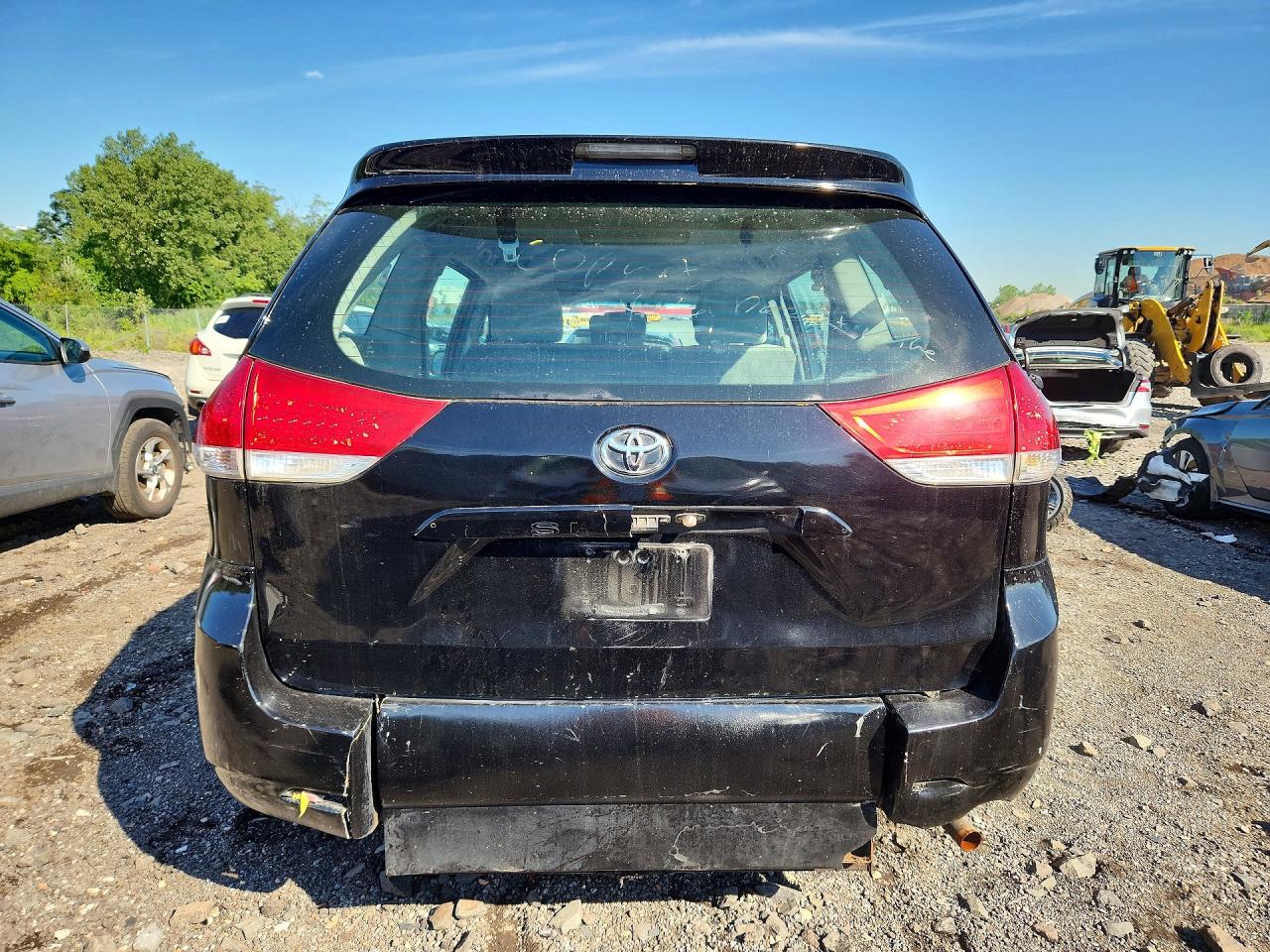 2014 Toyota Sienna L 7-passenger Черный vin: 5TDZK3DC9ES457319
