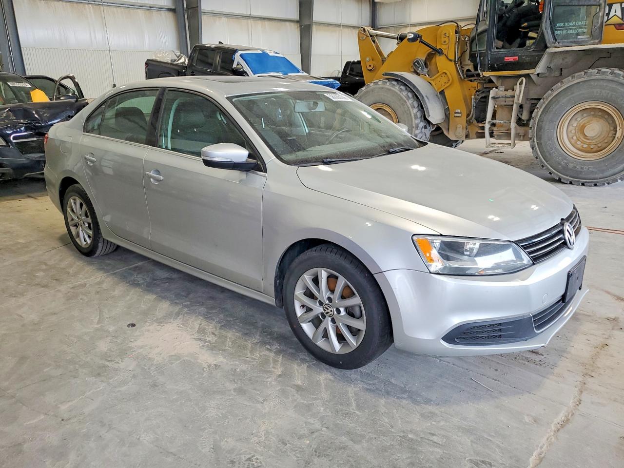 2014 Volkswagen Jetta Se Silver vin: 3VWD07AJXEM388244