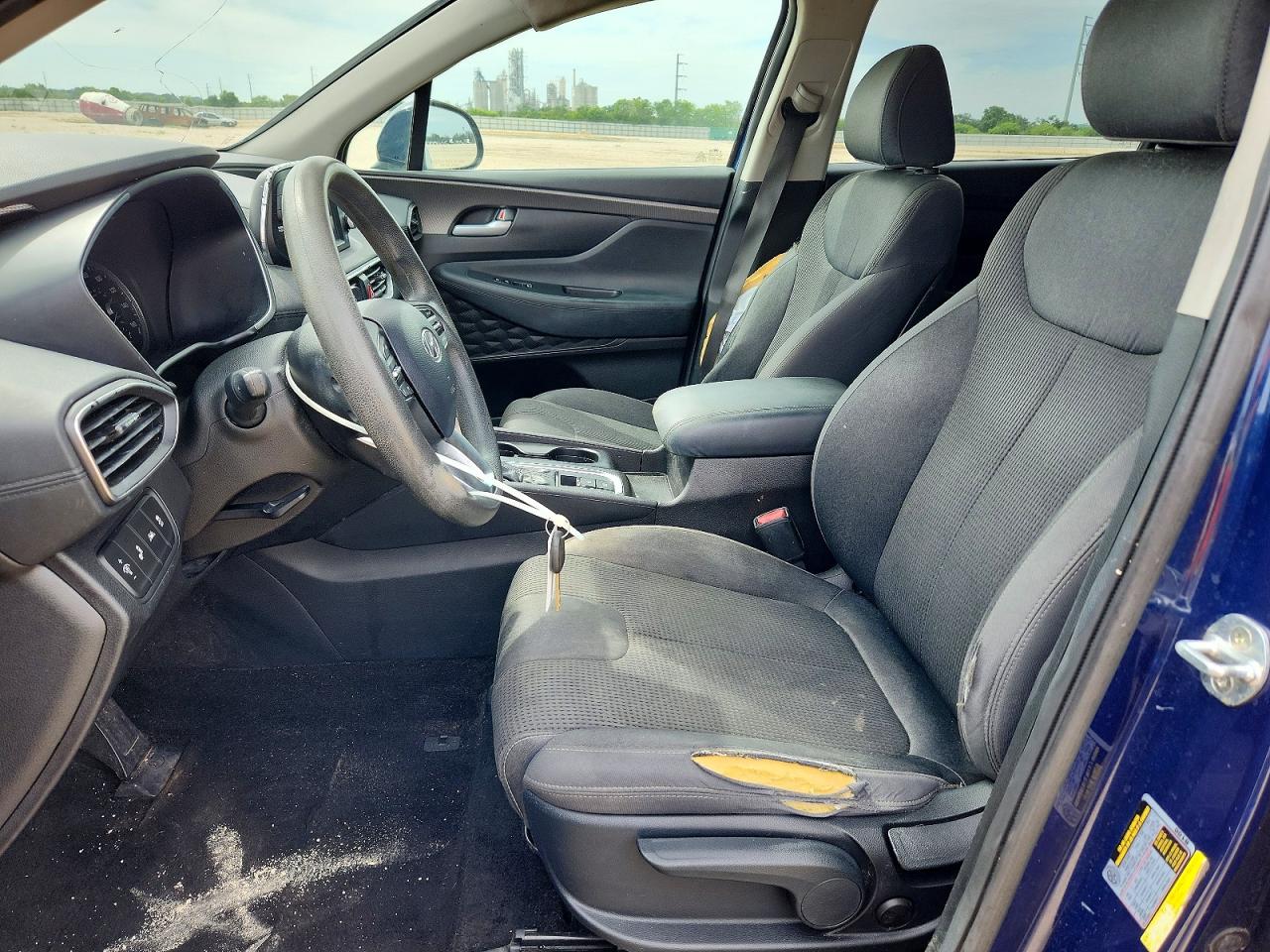 2019 Hyundai Santa Fe Se Blue vin: 5NMS23AD3KH012328