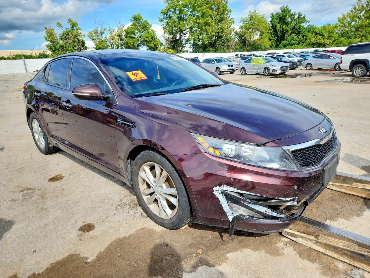 2013 Kia Optima Ex Purple vin: 5XXGN4A73DG133875