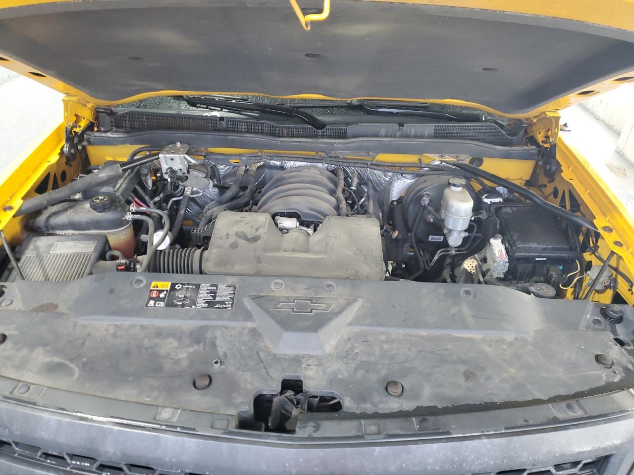 2014 Chevrolet Silverado C1500 Yellow vin: 1GCNCPEH7EZ180861