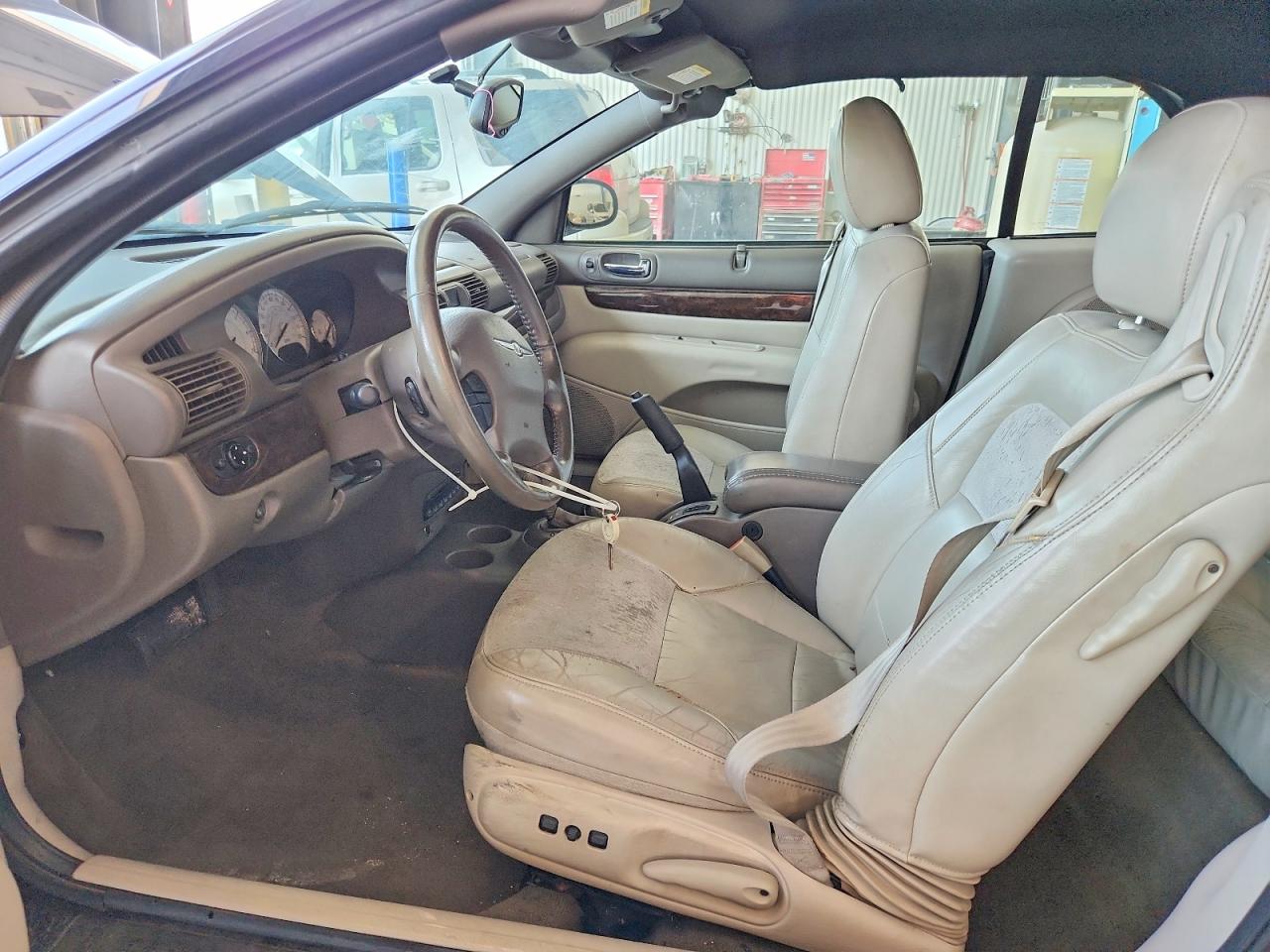2005 Chrysler Sebring Limited Blue vin: 1C3EL65R15N665818