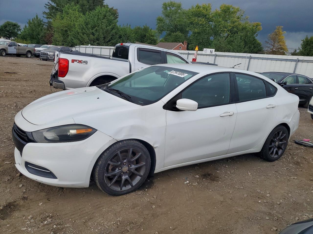 2016 Dodge Dart Se Белый vin: 1C3CDFAA5GD577514
