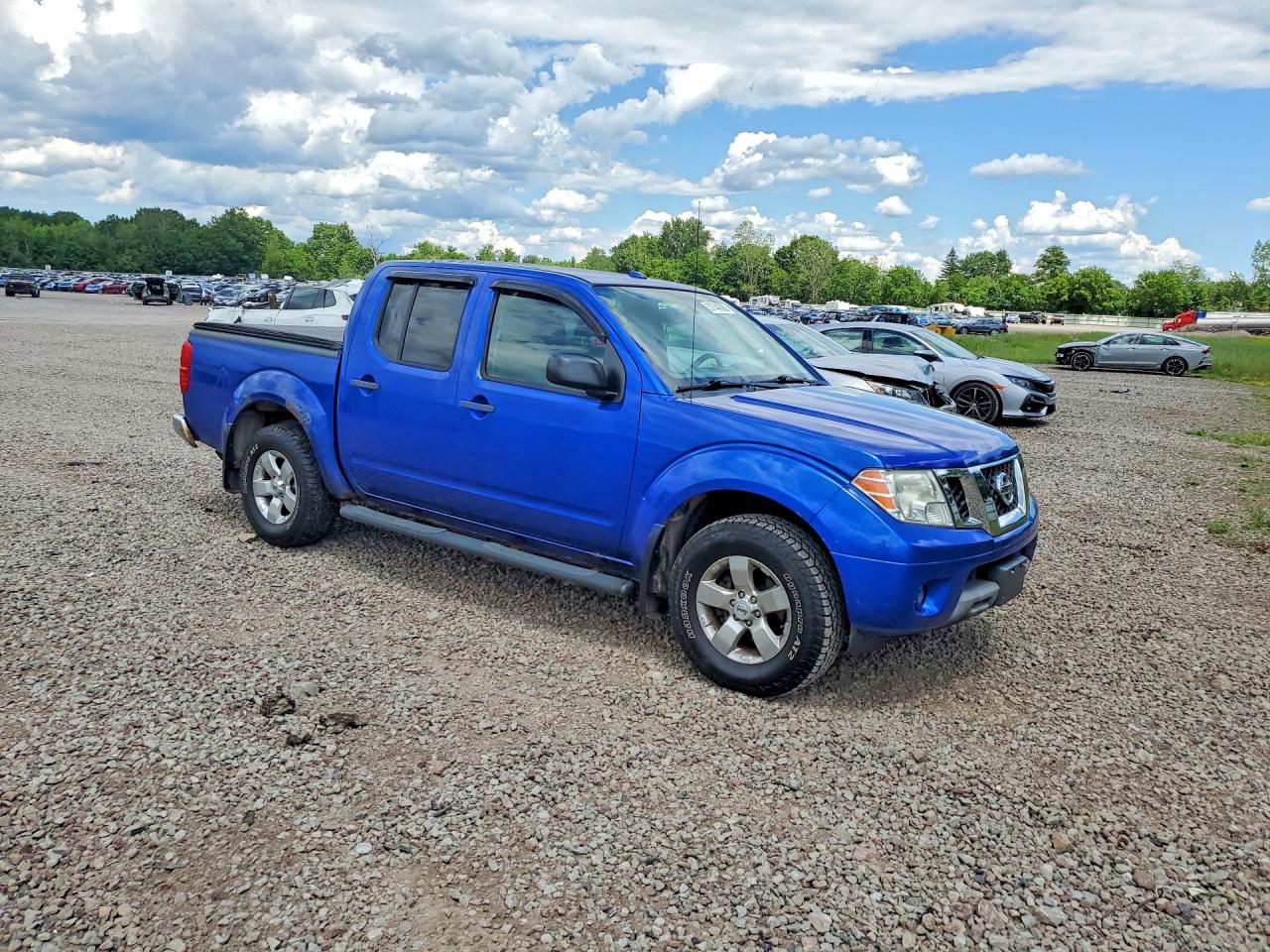 2012 Nissan Frontier S Blue vin: 1N6AD0EV2CC417570