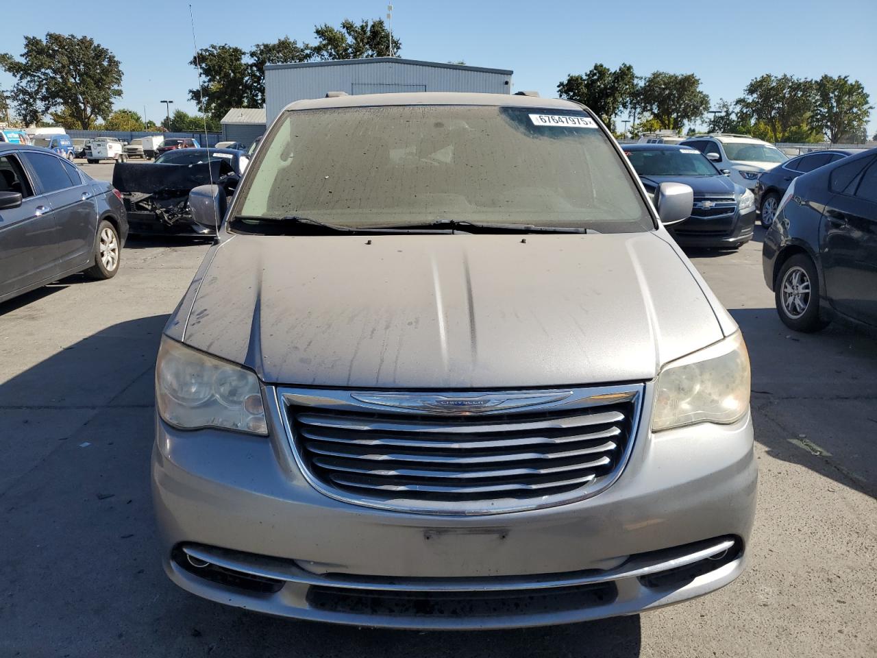 2014 Chrysler Town & Country Touring   Silver vin: 2C4RC1BG7ER293665