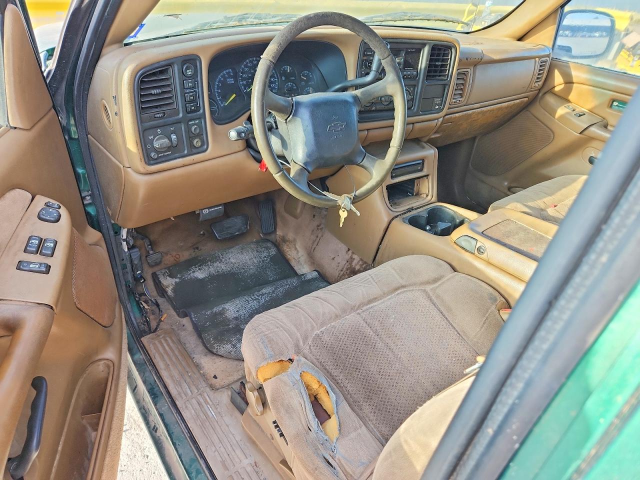 2000 Chevrolet Silverado K1500 Green vin: 1GCEK19T9YE135169